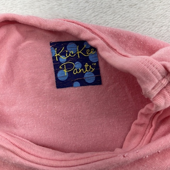 PLAY Kickee Pants 3T Bamboo Pink Ruffle Short Sleeve Swing Dress - Picture 7 of 15